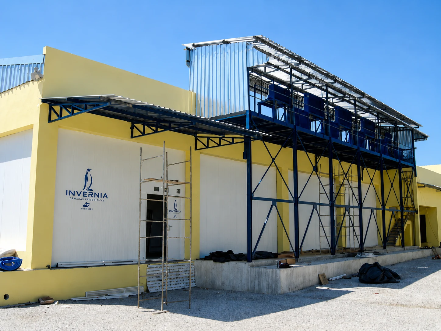 Instalação industrial de refrigeração executada pela Invernia